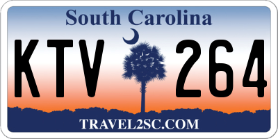 SC license plate KTV264