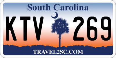 SC license plate KTV269