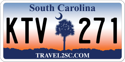 SC license plate KTV271