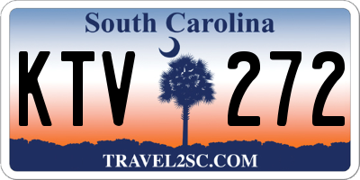 SC license plate KTV272