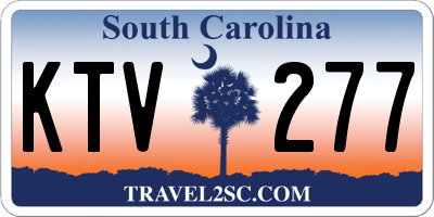 SC license plate KTV277