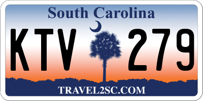 SC license plate KTV279