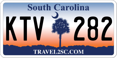 SC license plate KTV282