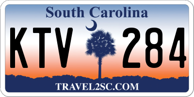 SC license plate KTV284