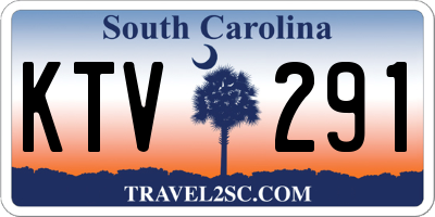 SC license plate KTV291
