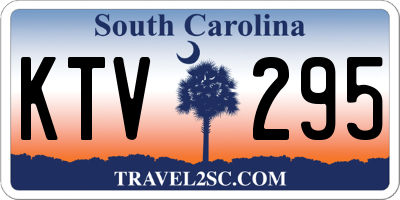 SC license plate KTV295