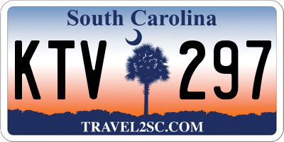 SC license plate KTV297