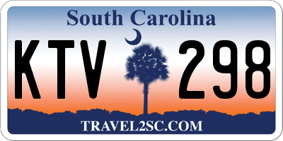 SC license plate KTV298