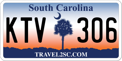 SC license plate KTV306