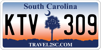 SC license plate KTV309