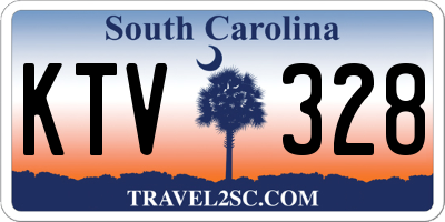 SC license plate KTV328