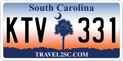 SC license plate KTV331