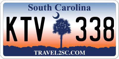 SC license plate KTV338