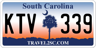 SC license plate KTV339