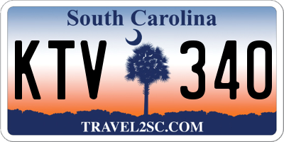 SC license plate KTV340