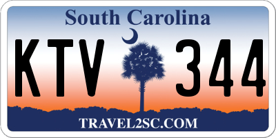 SC license plate KTV344