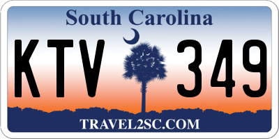 SC license plate KTV349