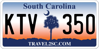 SC license plate KTV350