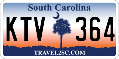 SC license plate KTV364