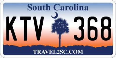 SC license plate KTV368