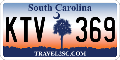 SC license plate KTV369