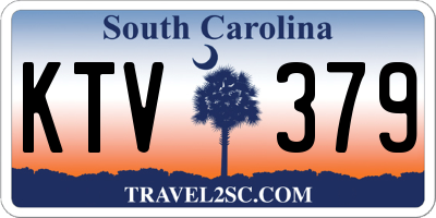 SC license plate KTV379