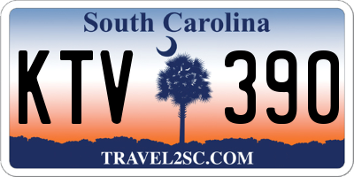 SC license plate KTV390