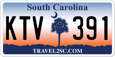 SC license plate KTV391