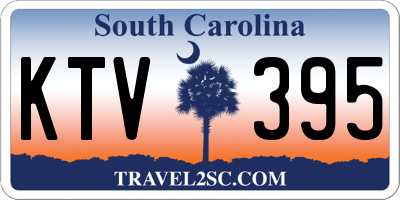SC license plate KTV395