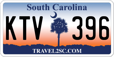 SC license plate KTV396