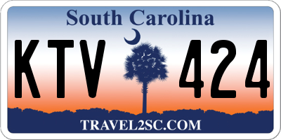 SC license plate KTV424