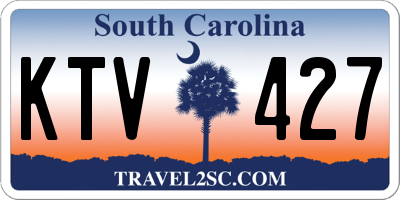 SC license plate KTV427
