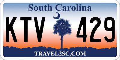 SC license plate KTV429