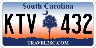 SC license plate KTV432