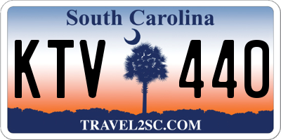SC license plate KTV440