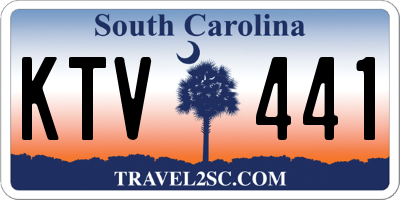 SC license plate KTV441