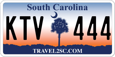 SC license plate KTV444