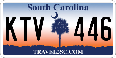 SC license plate KTV446