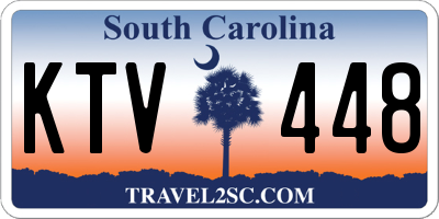 SC license plate KTV448