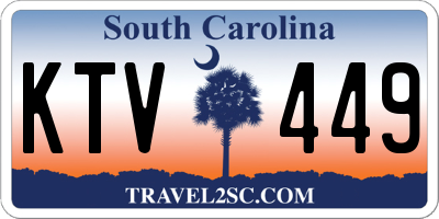 SC license plate KTV449