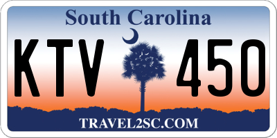 SC license plate KTV450