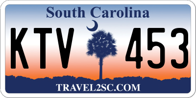 SC license plate KTV453