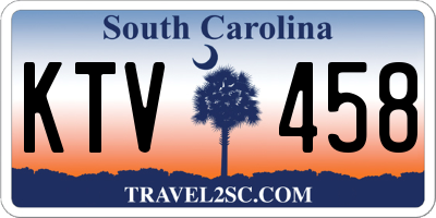 SC license plate KTV458
