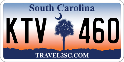 SC license plate KTV460