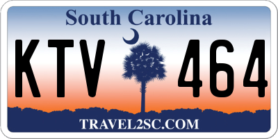 SC license plate KTV464
