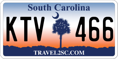 SC license plate KTV466