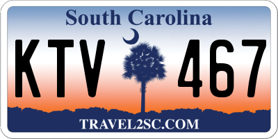 SC license plate KTV467