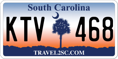 SC license plate KTV468