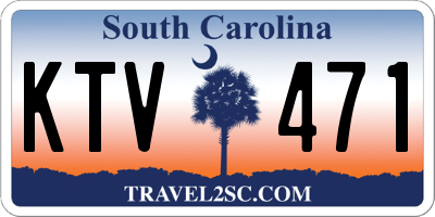 SC license plate KTV471