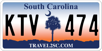 SC license plate KTV474